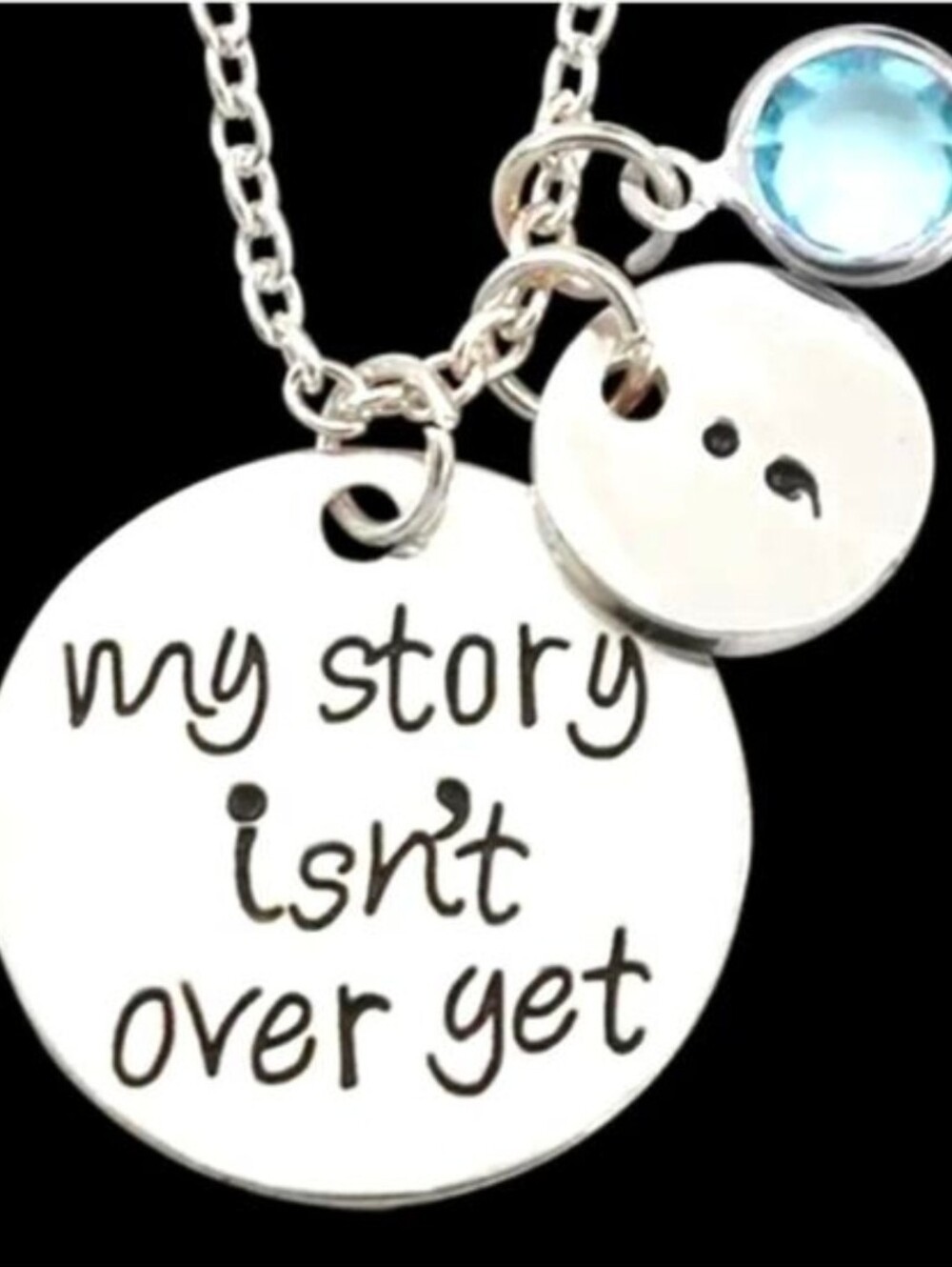 MY STORY ISNT OVER YET  Necklace ;Simulated GEM